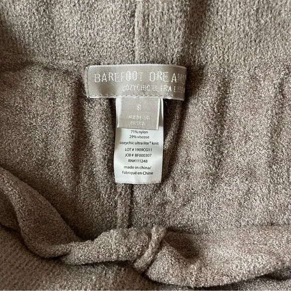 Barefoot Dreams CozyChic Ultra Lite Everyday Pants Size Small Champagne Tan - Picture 3 of 7